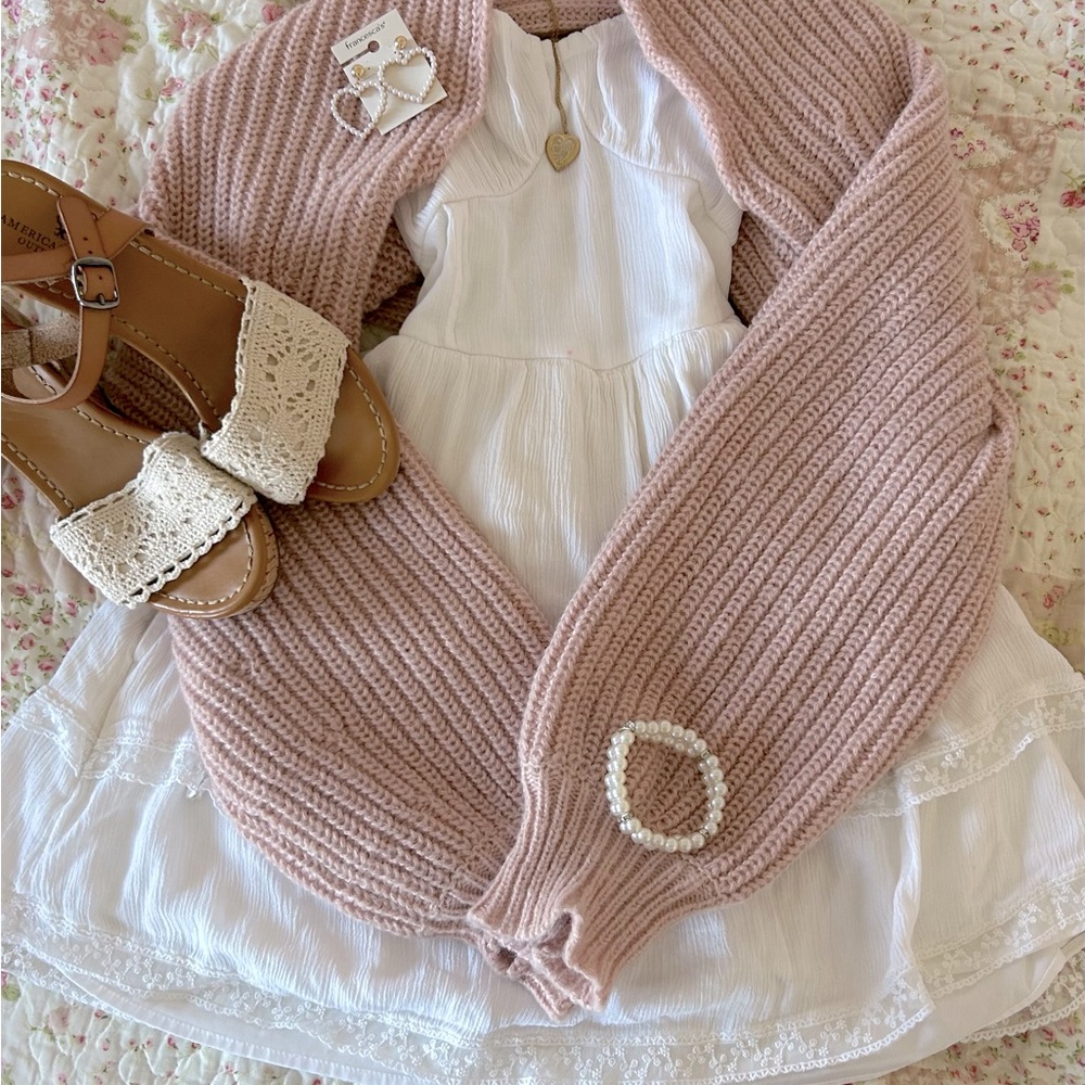hollister white lace mini dress 🎀 small